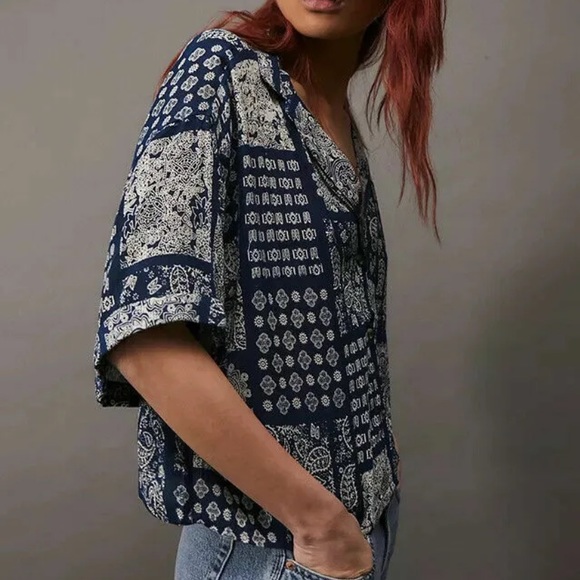 URBAN OUTFITTERS | UO Gracie Crinkle Shirt Small - Picture 3 of 10